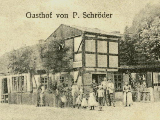 historische Postkarte Wuschewier