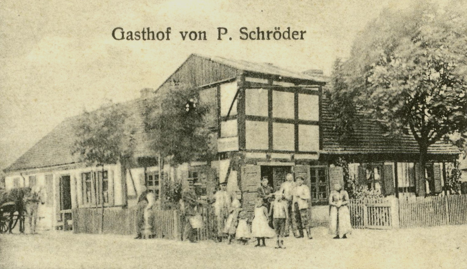 historische Postkarte Wuschewier